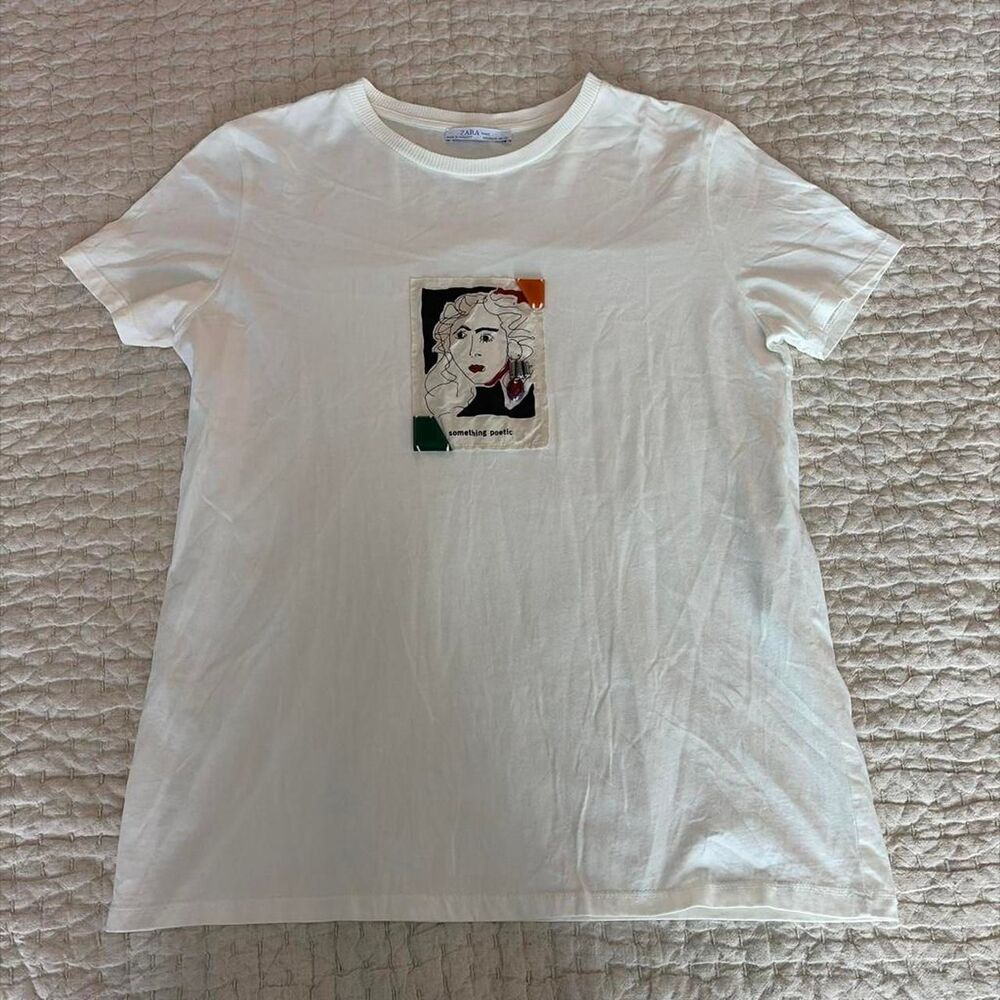 Zara Women's White T-shirt